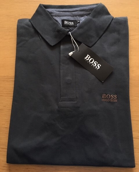 Brand New Mens Original Grey Hugo Boss Short Sleeve Polo Shirt - Size Medium. | in Leicester, Leicestershire | Gumtree